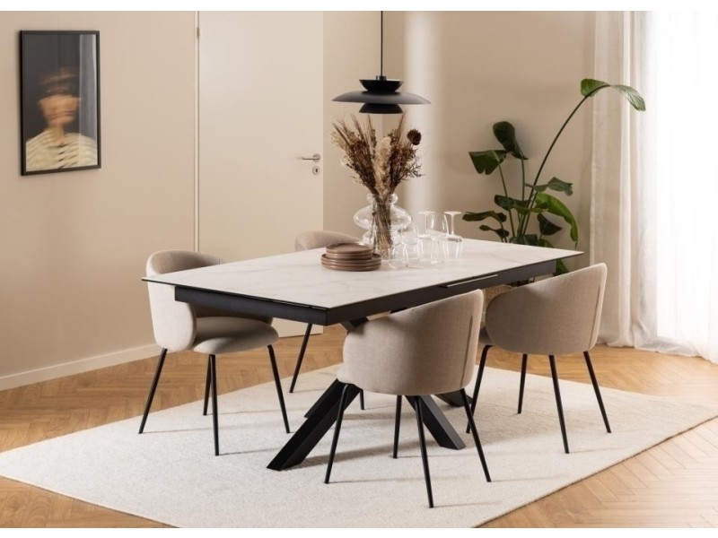 Krzesło Eleanor beżowe - ACTONA